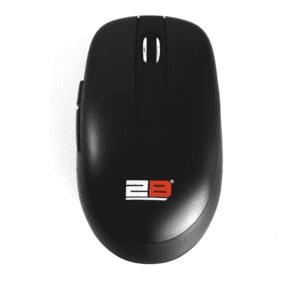 2B MO866 2.4GHz Wireless Optical Mouse rechargeable With 5 Keys - Black