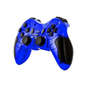 Wireless Gamepad 7 in 1 for PS1- PS2- PS3- Laptop- PC- USB- Android TV- Android Media Box - Blue Color
