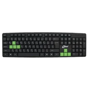 Zero ZR-200 Business USB Keyboard – Reliable Arabic/English Full-Size, Spill-Resistant (Black)