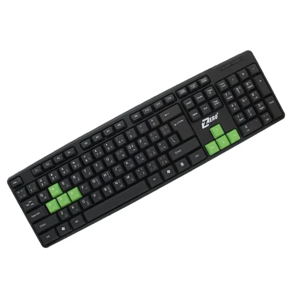 zero zr  wired keyboard english and arabic kimo store  x