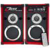 Zero ZR-4600B Powerful 2.0 Speaker System – Bluetooth, USB/SD, Remote + Display (Black)