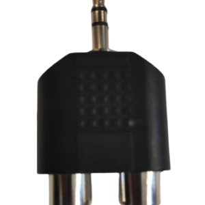 Male Stereo to Dual 2 RCA Female Y Splitter Audio Adapter Converter (SILVAR, 3.5mm)