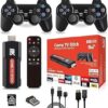 alt="Game Console Stick 8K Retro بألعاب مدمجة Wi‑Fi 5G مع وحدات تحكم لاسلكية"