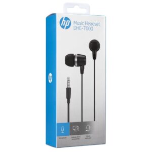 Wired In-Ear Headset HP DHE-7000 3.5mm with Microphone and High-Quality Sou