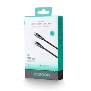 كابل JOYROOM S-A31 شحن فائق السرعة 240W PD3.1 Type-C الى Type-C - مجدول 1.2 متر