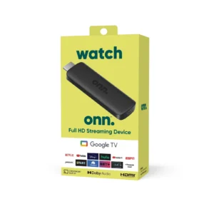 onn Streaming Media Player Google TV Full HD Voice Remote 800 Free Channels