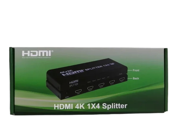 Zero HDTV 1×4 4K Splitter HDMI 2.0 Ultra HD with HDCP 2.2 and EDID Control