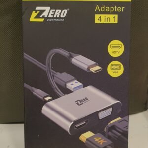ZERO Type-C Hub 4-in-1 – Support 4K HDTV VGA USB 3.0