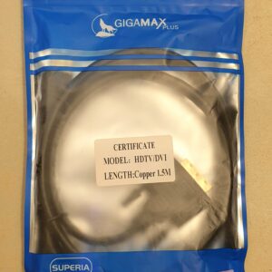 GIGAMAX PLUS HDTV/DVI Copper 1.5M high-speed computer display cable