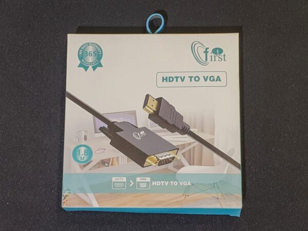 First1 HDTV to VGA 1.8M Cable