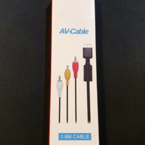 Zero AV Cable 1.8 M for PS2 Composite RCA to TV System