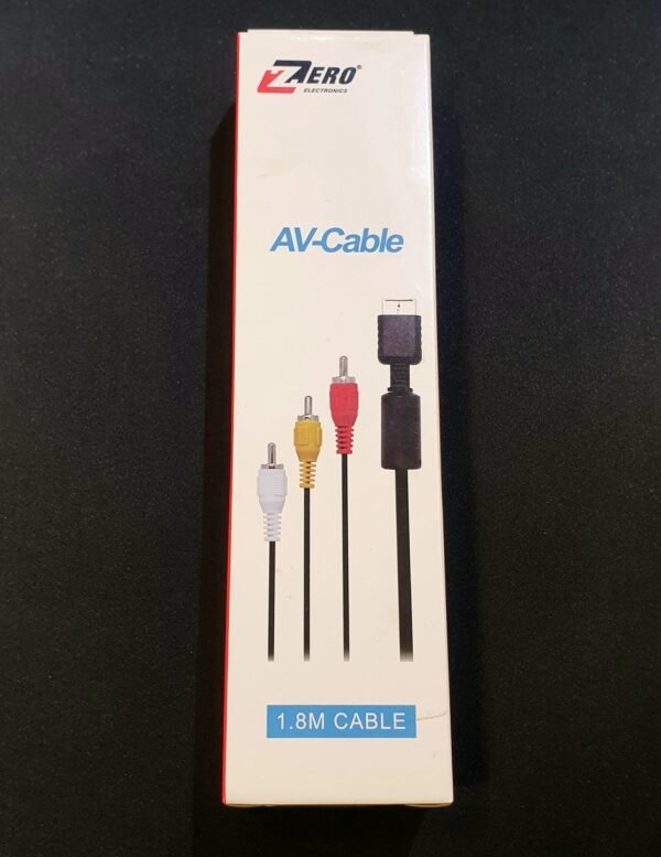 Zero AV Cable 1.8 M for PS2 Composite RCA to TV System