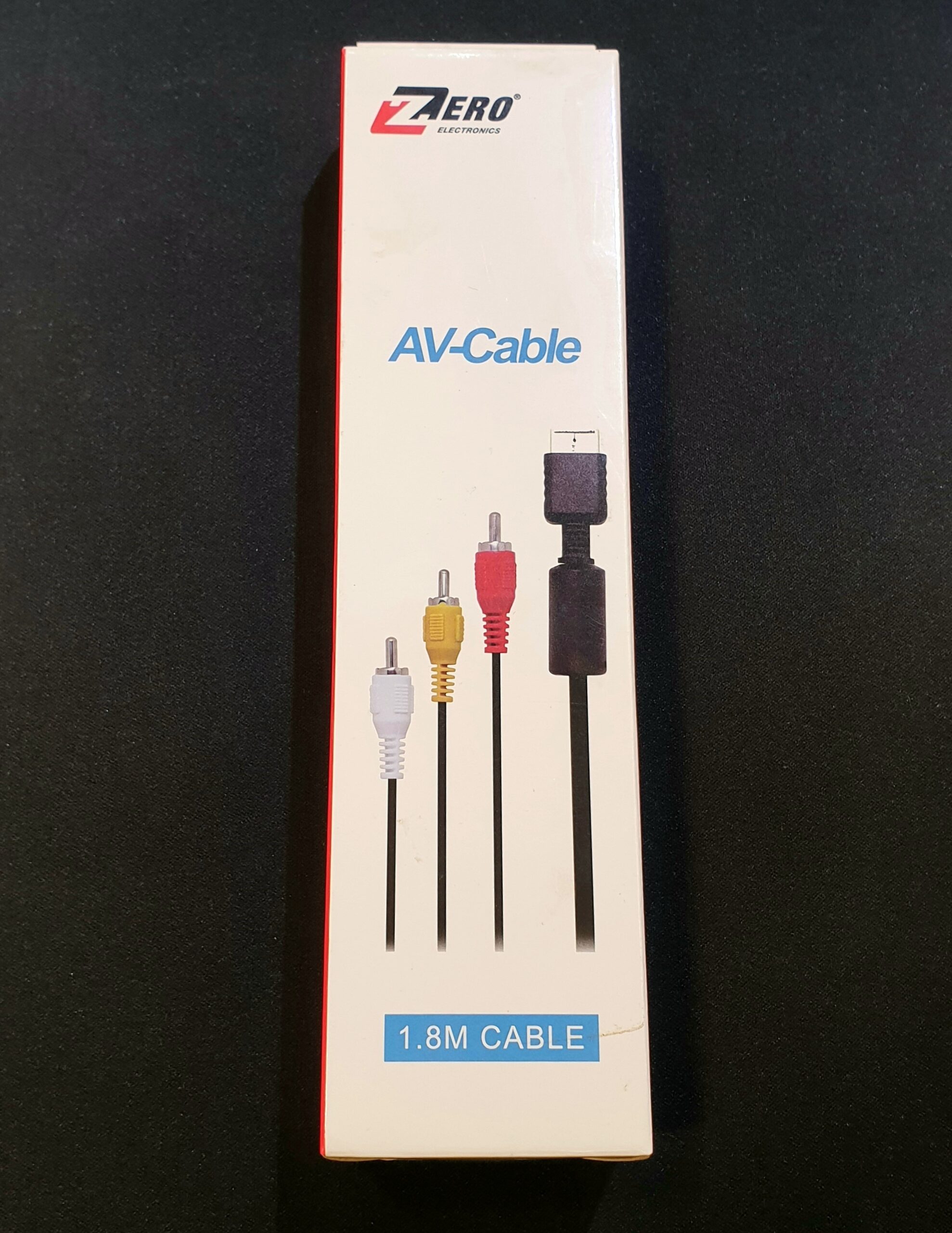 Zero AV Cable 1.8 M for PS2 Composite RCA to TV System