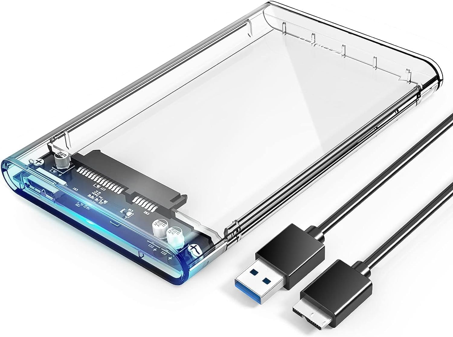 Zero 2.5-Inch Transparent HDD/SSD External Case