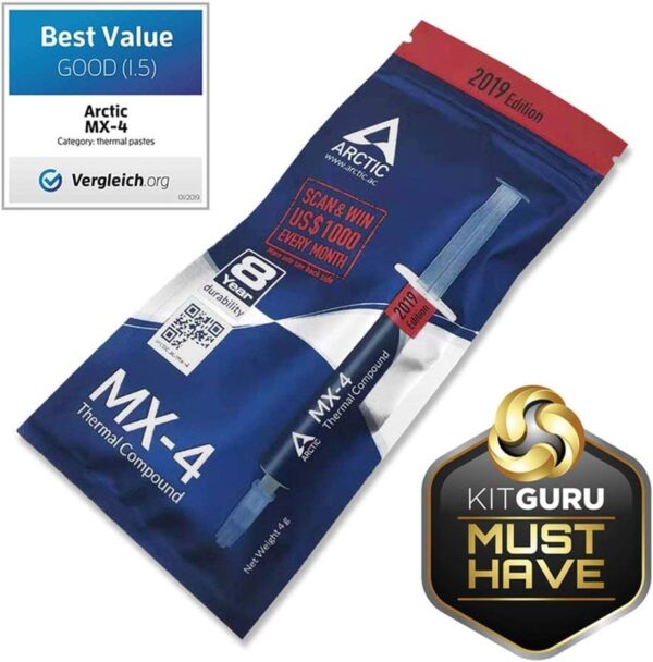MX-4 Thermal Grease 2019 Edition 4 g Tube for CPU GPU
