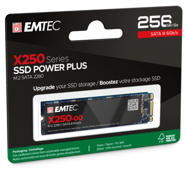 EMTEC X250 Power Plus M.2 2280 SATA SSD