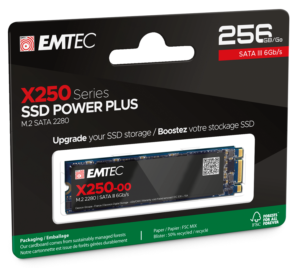 EMTEC X250 Power Plus M.2 2280 SATA SSD