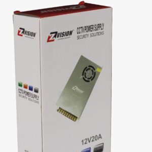 Zero 12V 20A Power Supply Adapter for CCTV and Alarms