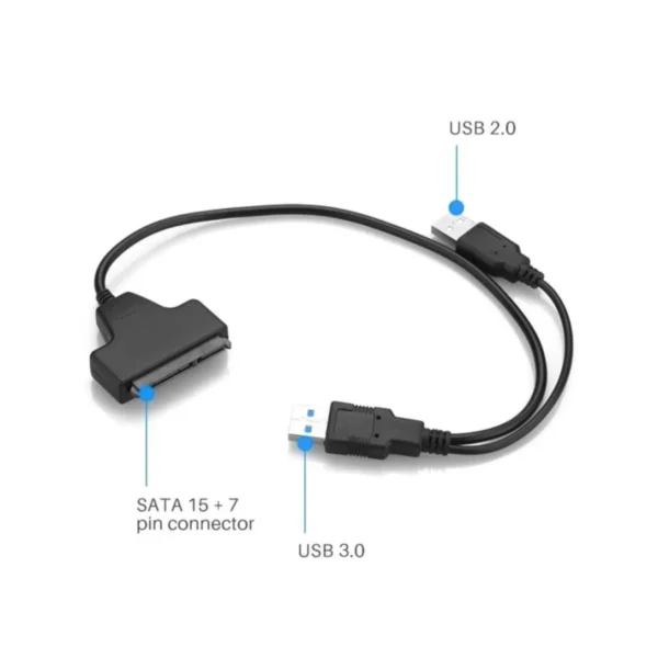 کابل تبدیل USB . به KT SATA x