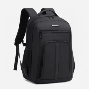 Rahala RAL810 Premium Water-Resistant 15.6” Laptop Backpack — Reliable , Anti-Theft, USB Port, 20L, Multi-Pocket For College And Work – Black