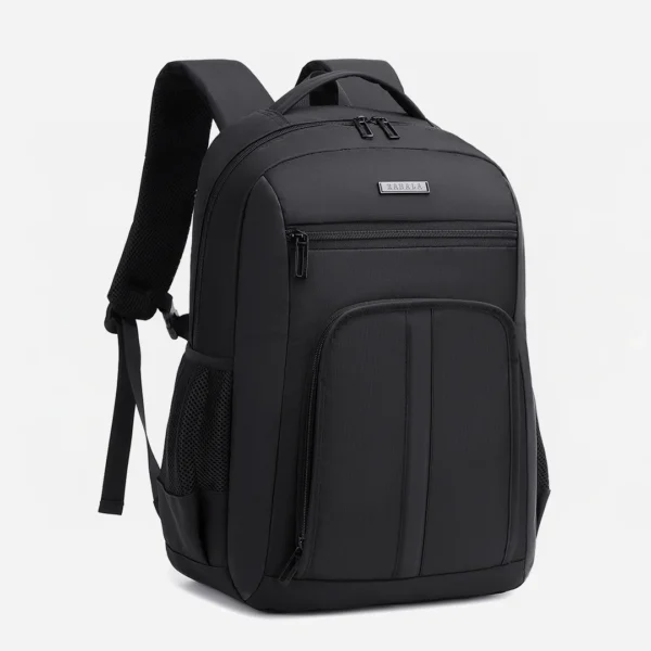 Rahala RAL810 Premium Water-Resistant 15.6” Laptop Backpack — Reliable , Anti-Theft, USB Port, 20L, Multi-Pocket For College And Work – Black