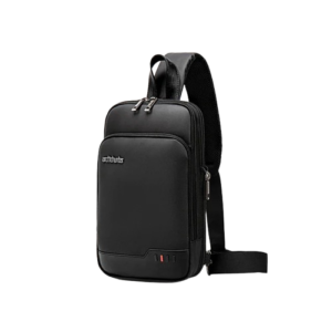 Arctic Hunter XB00113 Anti-Theft Reliable Waterproof Expandable Crossbody Bag for Men (Black) — Fashionable Design, 10-Inch Tablet Capacity, Anti-Scratch
