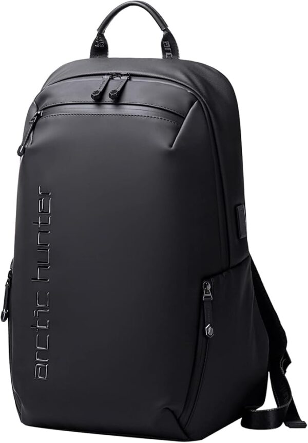 Arctic Hunter B00423 Premium Water-Resistant 15.6” Business Laptop Backpack – Reliable ,Pro-Grade Anti-Scratch Travel/Work Bag – Black