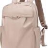 Chantria CB00769 Premium Water-Resistant Laptop Backpack for Women | Secure Travel & Lightweight Fashion Daypack – Beige