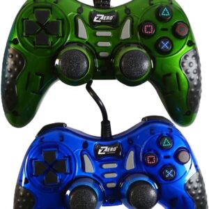 Zero ZR-6001 Turbo Double Gamepad, Vibration & Dual Analog, Plug-and-Play USB