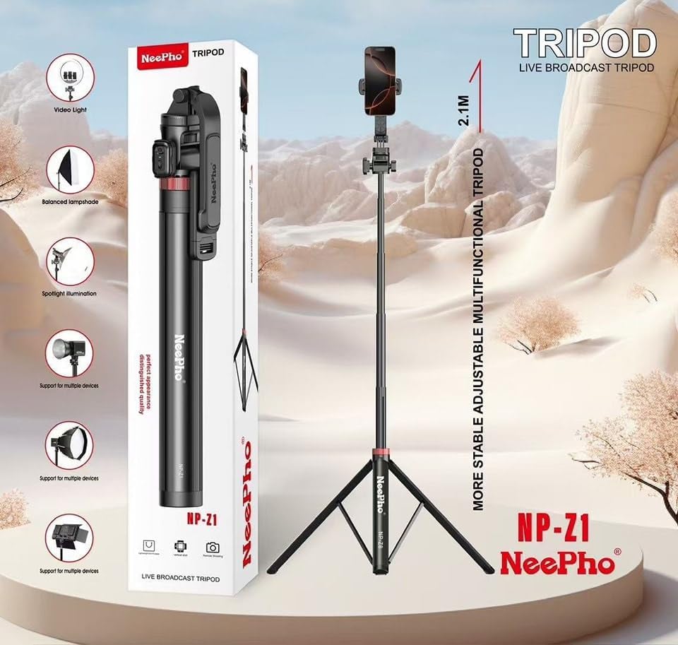 NeePho NP-Z1 2.1m Extendable Tripod