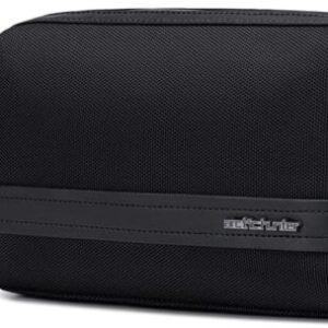 Arctic Hunter K00677 Men’s Handbag — Water-Resistant, Multi-Pocket Organizer, 2.8 L Capacity, Premium Composite Polyester, Lightweight & Durable (Black)