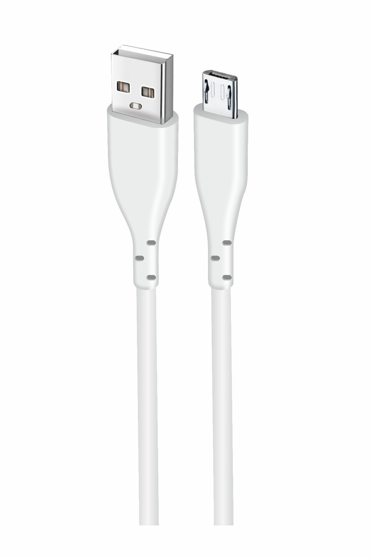 white micro usb data cable