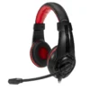 Gigamax Plus Y-777 Stereo Gaming Headphone – Powerful Bass and Comfortable Design With Single 3.5mm Socket (Black/Red)