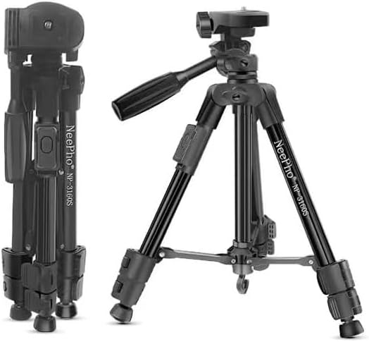 NeePho NP-3160S Extendable Handheld Selfie Stick Tripod – Premium 3-in-1 Stable Stand, Wired Shutter Remote