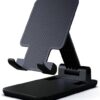 Earldom EH314 Pro-Grade Foldable Phone Stand (4.5–7.0”) – 180° Liftable, Non-Slip, Black - Reliable and Easy To Use