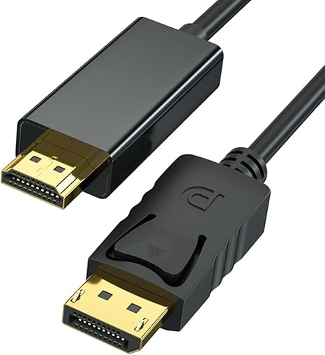 Zero DisplayPort to HD Cable 1.8m – DP to HD Type-A for Monitor & TV Connection - Reliable and Easy to Use