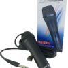 Utopia BA-201 dynamic microphone with metal body and hyper-cardioid pattern delivers focused vocals for singing and events in a compact, portable wired design.