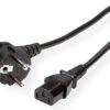 16A PC Power Cable 1.5m – Reliable Heavy-Duty IEC C13 Mains Lead - Black