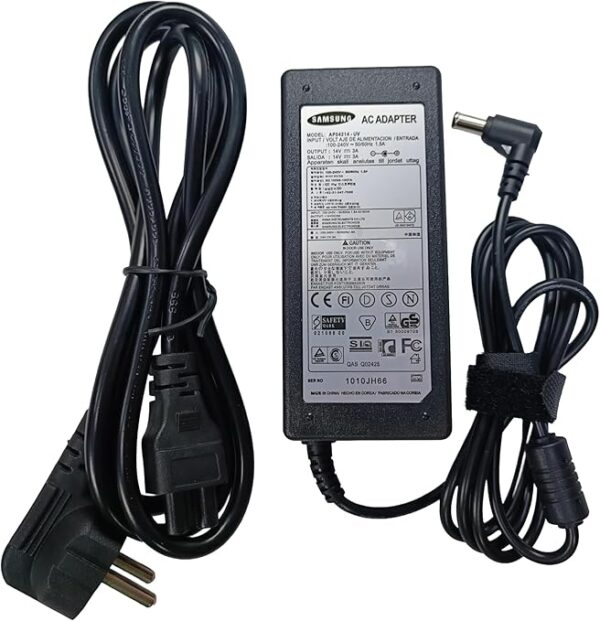 Samsung 14V 3A 42W (6.5×4.4mm) Monitor Hi-Coupe AC Adapter – Reliable Power Supply (High Copy)