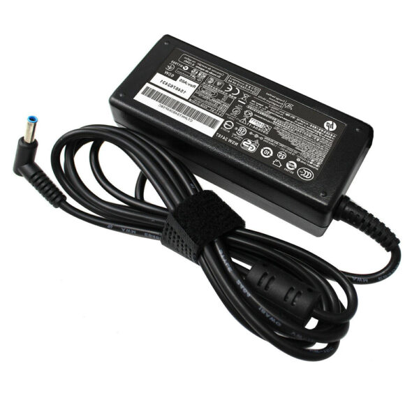HP 65W Laptop Charger 19.5V 3.34A – 4.5×3.0mm Blue Tip, 100–240V Input (High Copy)