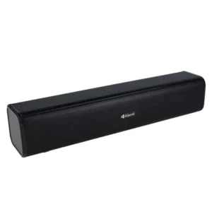 Kisonli I-600 USB 2.0 Sound Bar – Compact Stereo PC Speaker, 3.5W Clear Audio, Plug & Play – Black