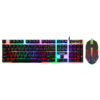 JERTECH Stars KM170 Gaming Combo – Full Size Gaming Mechanical Switch Keyboard + RGB Mouse, 104 Keys LED Chroma Buttons, DPI Switch