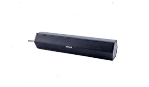 Kisonli i-620 USB 2.0 Soundbar Speaker – Reliable Stereo AUX 3.5mm, Compact Desk Audio (Black)