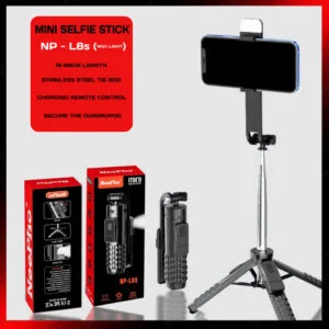 NeePho NP-L8S Compact Mini Selfie Stick — Lightweight, Reliable Phone Grip for Travel & Vlogging
