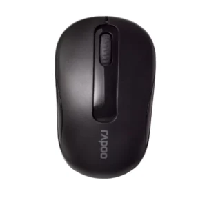 Rapoo M10 Plus Optical Wireless Mouse – 1000 DPI, Compact Design, Black