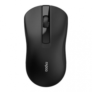 Rapoo B20 Silent Wireless Black Optical Mouse, 2.4 GHz Wireless Connection, 1200 DPI Sensor, Silent Click - Black