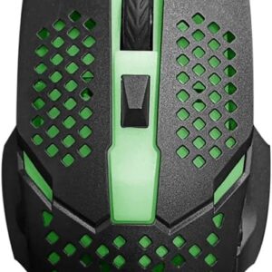 Wired Optical Mouse 1000DPI Gaming Mouse USB Gaming Mouse Ergonomic Mouse with Colorful Breathing Light - Black (ZR-1720)